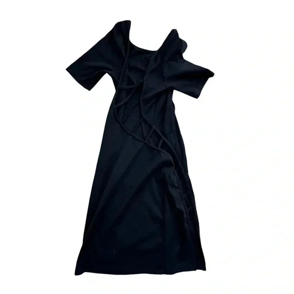 Tobi Black Bodycon Mini Open Cut Side and Back Dress Nightout Summer Small - Picture 8 of 13